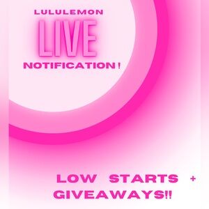 LULULEMON LIVE NOTIFICATION‼️‼️ LIKE THIS POST TO BE NOTIFIED WHEN I GO LIVE! 🎉